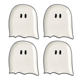 Lenox Ghost Accent Plates, Set Of 4, Service For 4