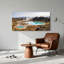 "Toile géante turquoise", art mural sur toile-133536609