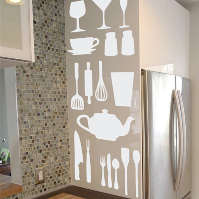 Décalcomanie murale de cuisine