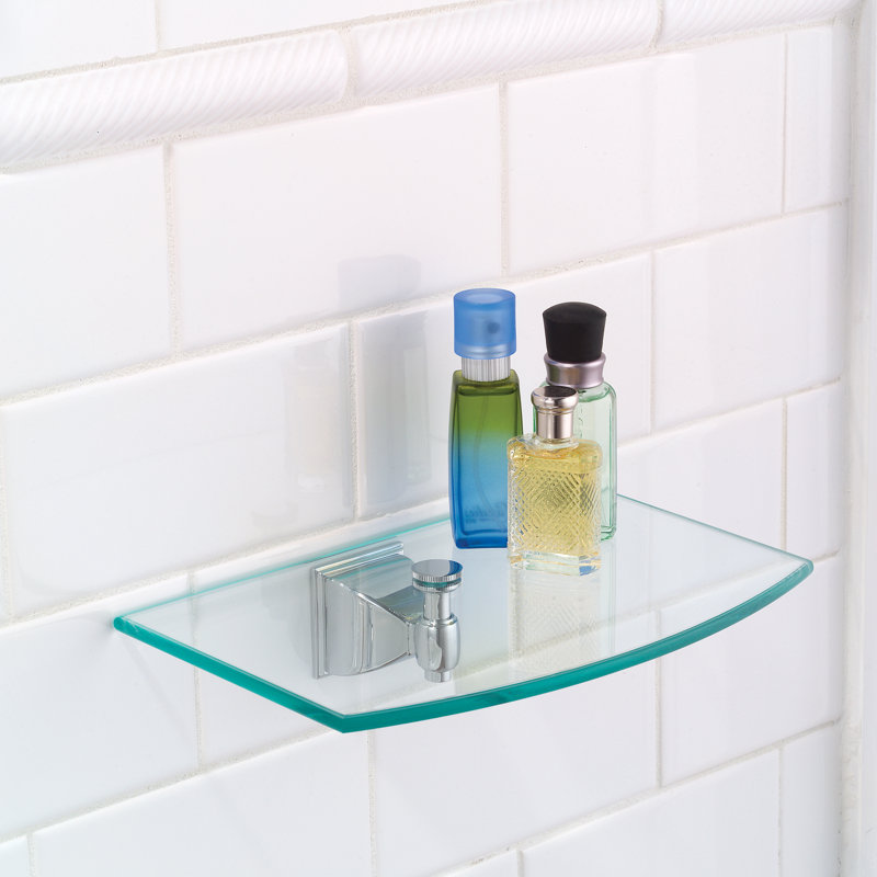 Quattro Bracket Shelf, Satin Nickel