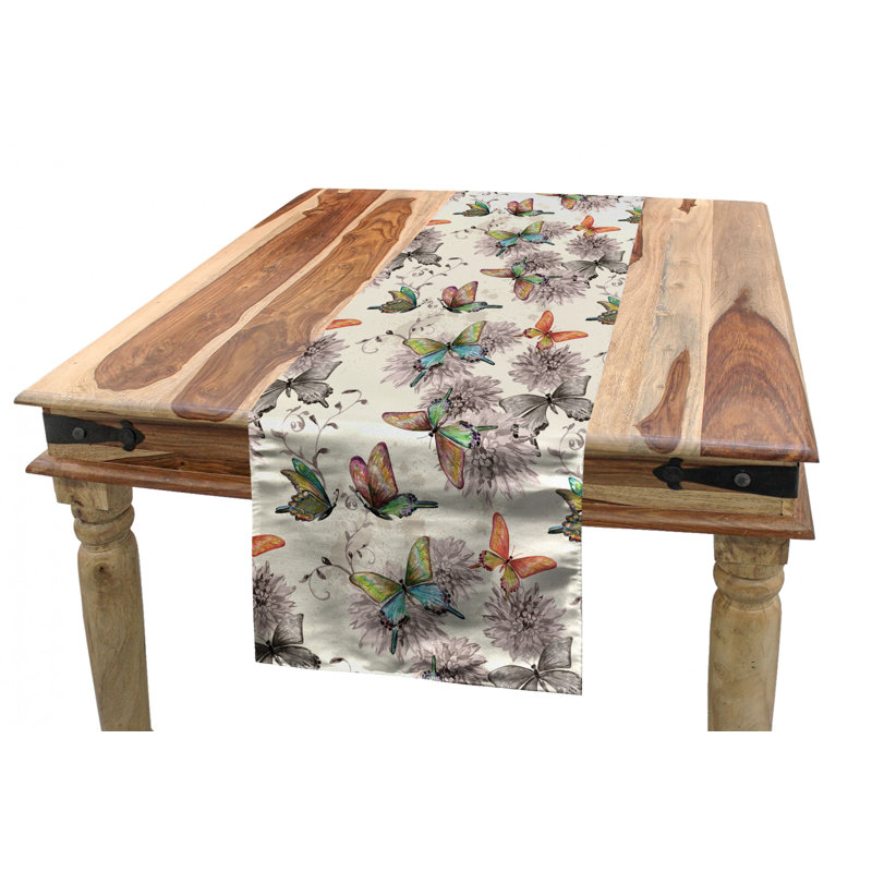 Floral Table Runner, 90" x 16"