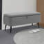 Polyester Upholstered Storage Bench-1810592258