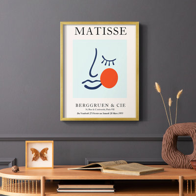 Matisse CDXCV III, reproduction d'art encadrée - bois massif
