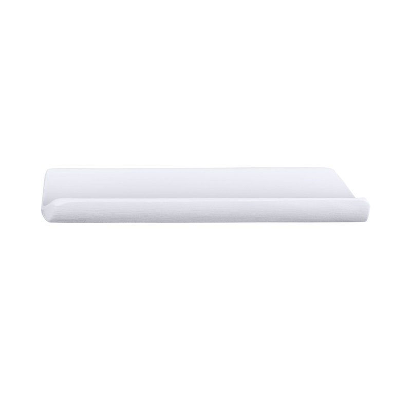 Plaque de hors-d’œuvres en mélamine 7" zen, Blanc