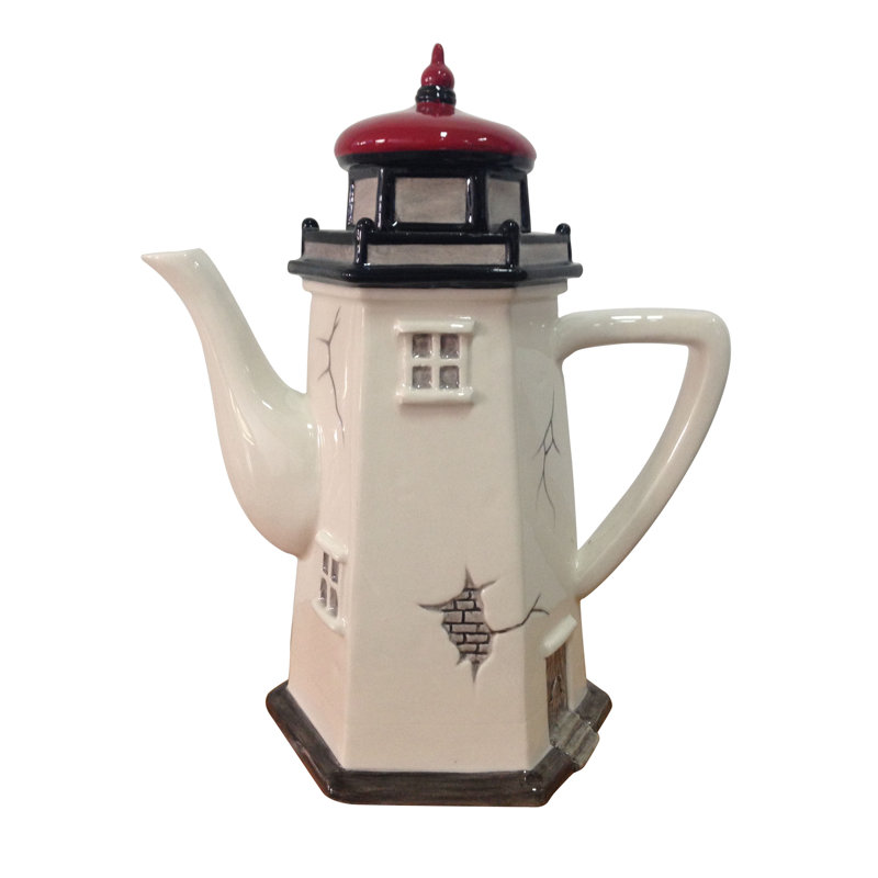 Longshore Tides No Pattern Teapot