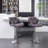 Breydon Swivel Upholstered Counter Stool with Metal Frame-899955349
