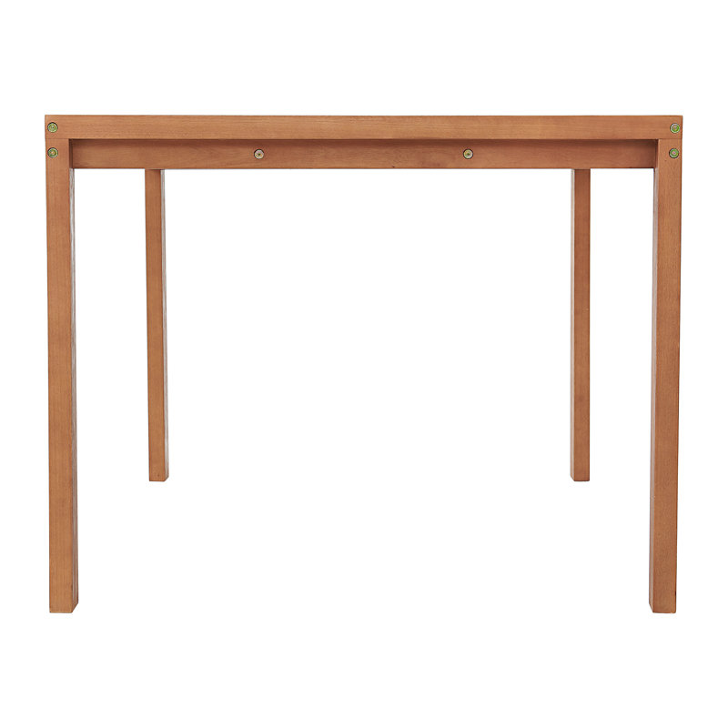Weston 63" Natural Eucalyptus Wood Outdoor Dining Table