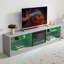 Fireplace TV Stand With 30" Electric Fireplace,Fits Tvs 70"- 100",85" LED Lit Entertainment Center-1694742637
