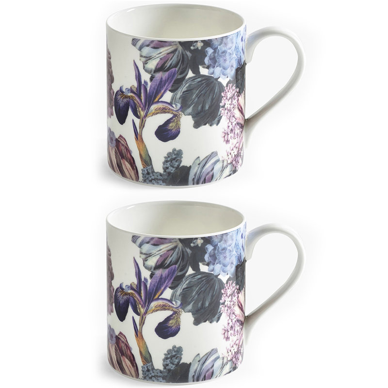 MM Living Set of 2 Mugs 420ml - Julia, White