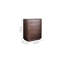 Commode d'appoint simple en noyer noir