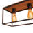 Delcina Industrial Rectangle Cage Flush Mount-639880919