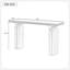 Console chic, élégante et luxueuse en placage d'acacia, convient au vestibule, au couloir, au salon, au vestibule, au couloir