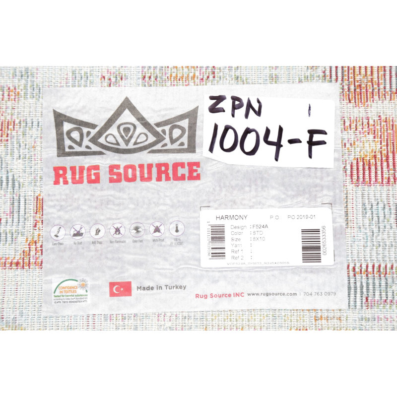 Tapis de surface beige en polypropylène Zalia, Tapis de couloir 3 pi x 12 pi