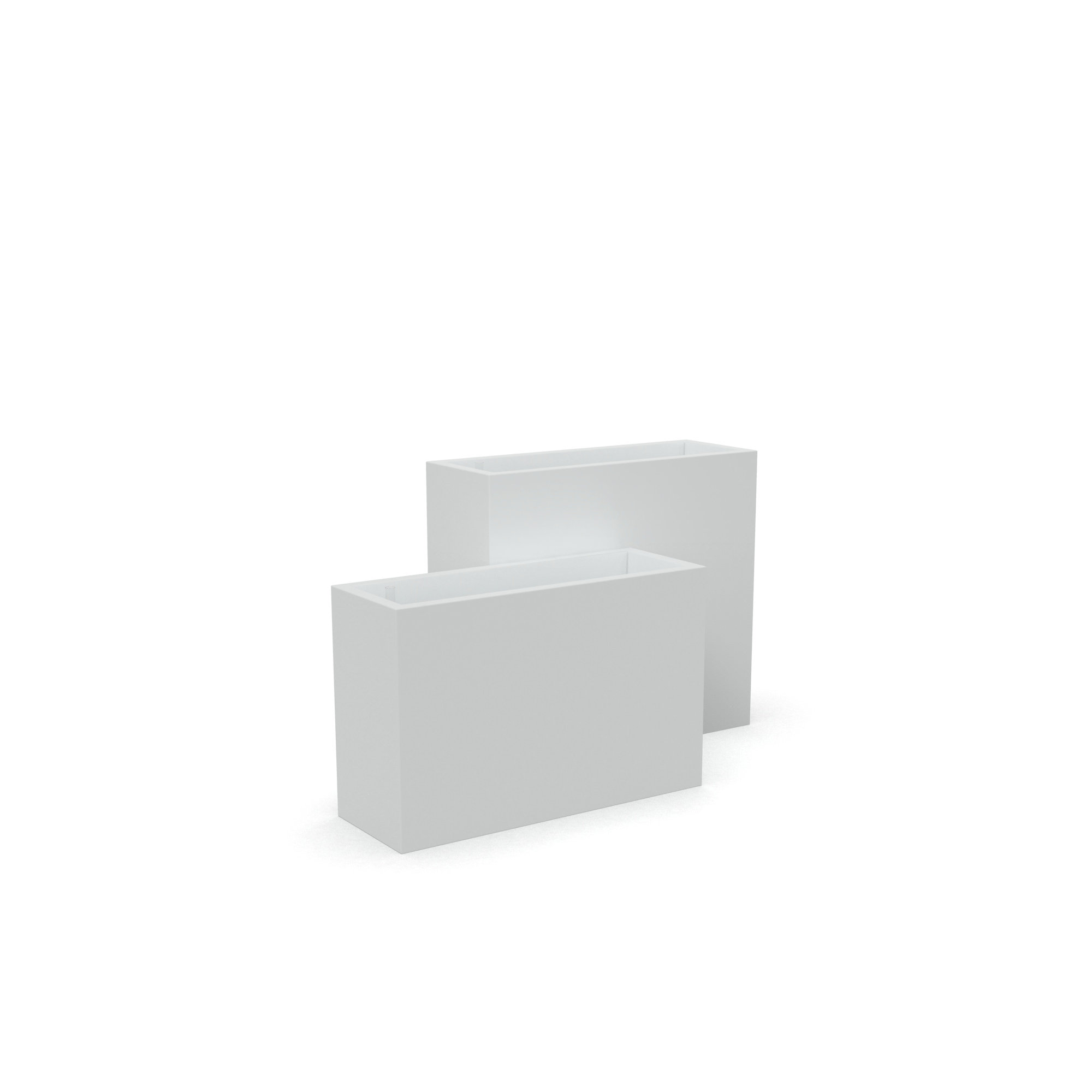 Kenroy Planter Box, 36" H x 39.5" W x 14" D, White