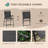 Aalbert 2 - Person Patio Dining Set with Round Table-1601572669