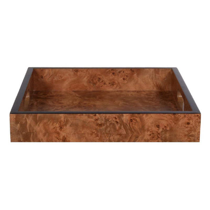 Square Decorative Tray, 2.50" H x 12" W x 12" D