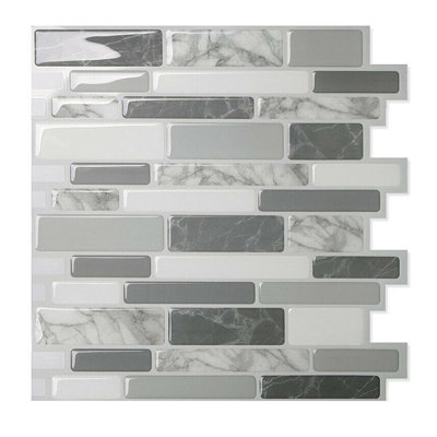 Addey 30.5cm W x 30.5cm L PVC Peel and Stick Mosaic Tile