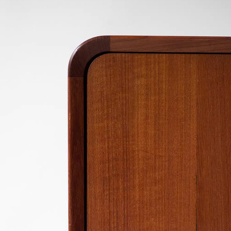 Meuble télé en bois massif de style médiéval, 86.61''