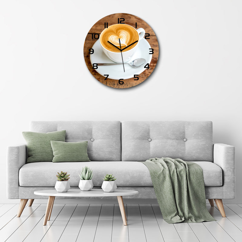 Johnesia Glass Wall Clock