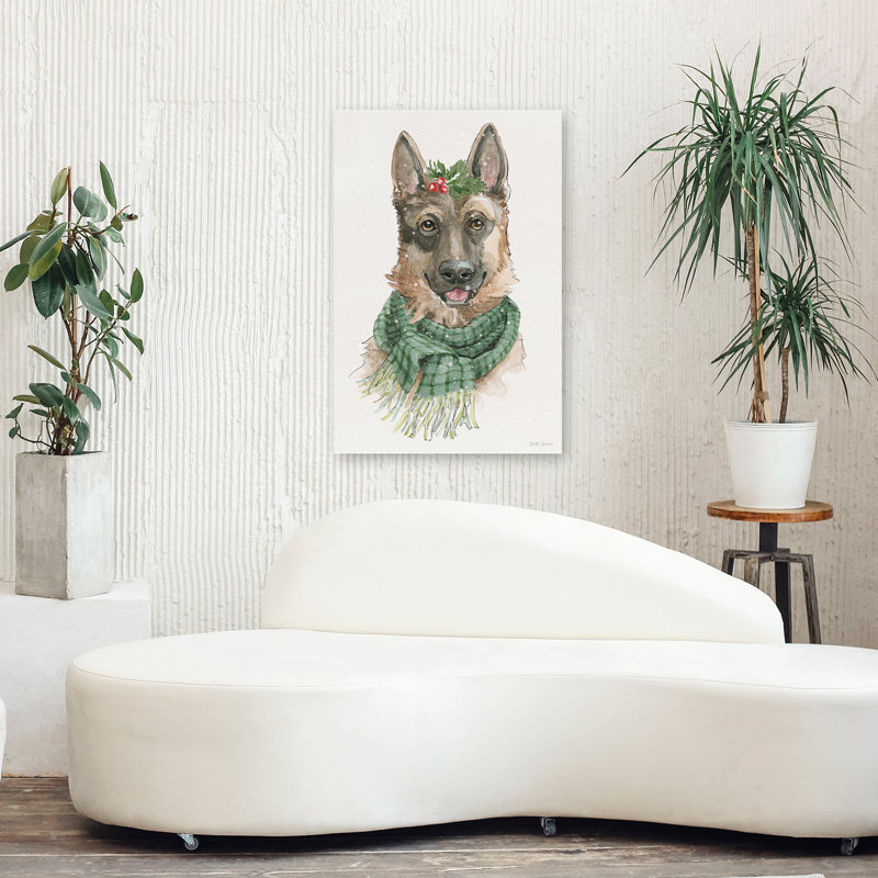 Winter Paws IV - Animaux, animaux en vêtements, art brun-noir, H 36 po x l 24 po