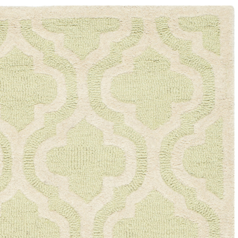 Cannen Hand Tufted Wool Geometric Rug, Runner 2'6" x 8'