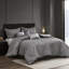Édredon très grand 7 pièces gris-125564336