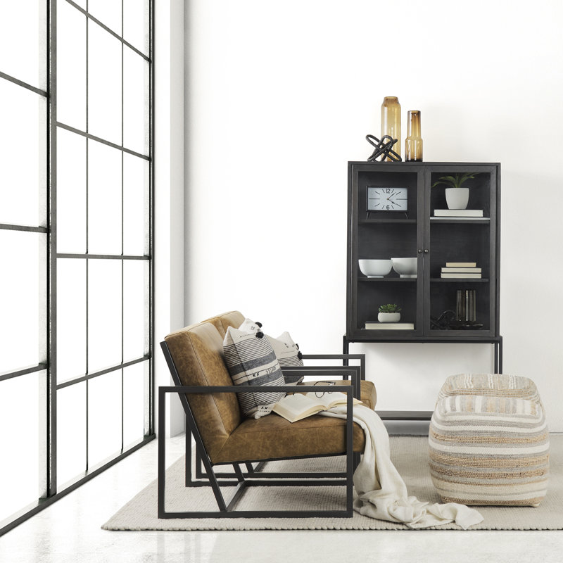 Arelius Curio Cabinet, White