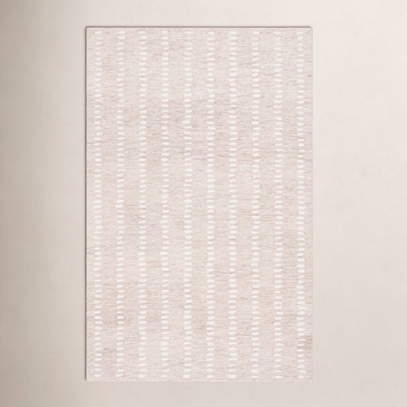 Haylen Hand Woven Area Rug, Rectangle 4' x 6'