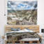 Tapisserie avec nuages et pierres-28486221