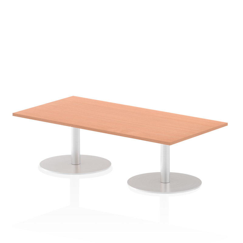 Leondre Rectangle Manufactured Wood Conference Meeting Table, Beech, 47.5cm H x 160cm W x 80cm D