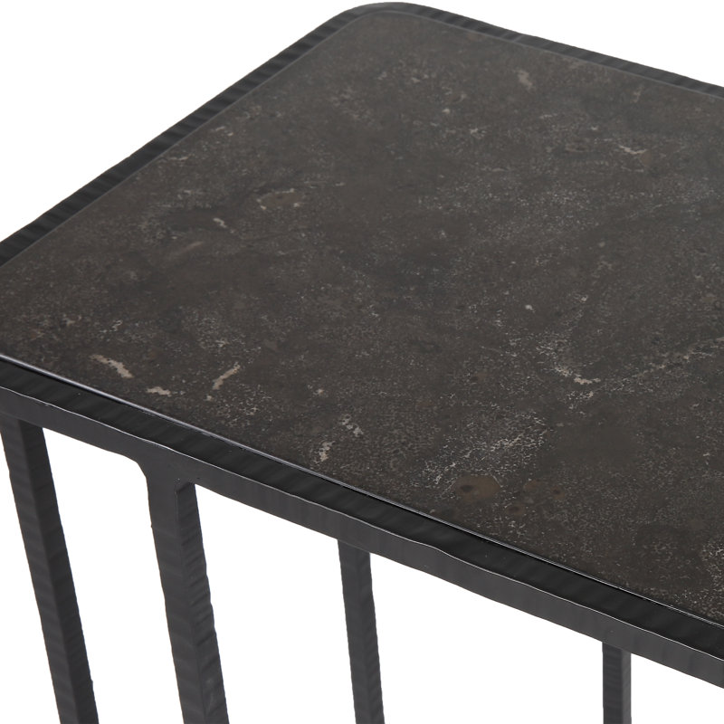 Medan Stone Top End Table