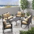 Trevino 6 - Person Patio Conversation Set with Cushions