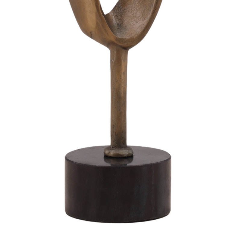 Stanfield Sculpture Antique Brass Large, Antique Brass, 59.5" H x 10.5" W x 6" D
