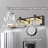 LED 3-Light Modern Crystal Bathroom Vanity Light