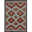 Small Scatter Size Rectangle Gray 1920s Wool Navajo American Antique Flat Weave Rug