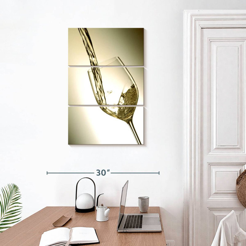 Yarlin White Wine Flow, H 32 po x l 20 po