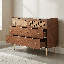 Iron 6 - Drawer Rectangle Accent Chest