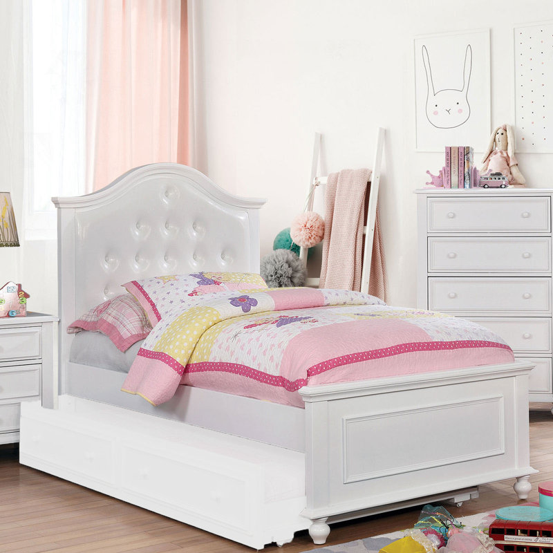 Lit plateforme Aristodemos, Complète, Blanc