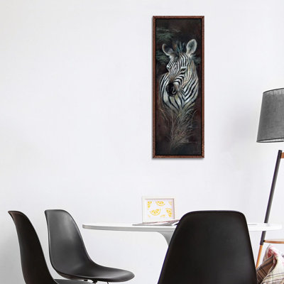 Striped Innocence 1 Piece Panoramic Wall Art on Canvas