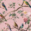 Papier peint floral avec oiseaux