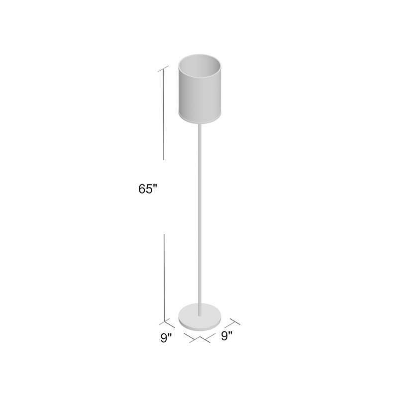 Lampe sur pied 65 po Fendley