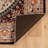 Emanuel Traditional Machine Woven Flatweave Cream and Copper Area Rug with Non Skid Backing-31943113
