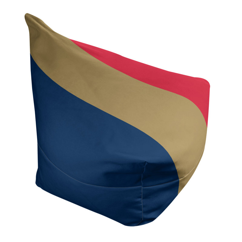 Housse de sac de pois standard New Orleans, Bleu marine / or / rouge, 2 po x 38 po x 42 po