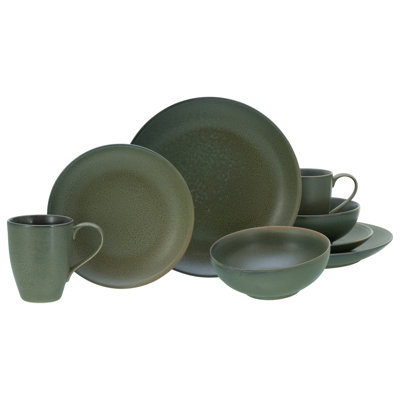 Sierra Nevada Stoneware Dinnerware Set 8 Piece - Service for 2