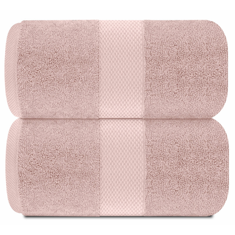 Drap de bain 100% coton Aldemar, Rose