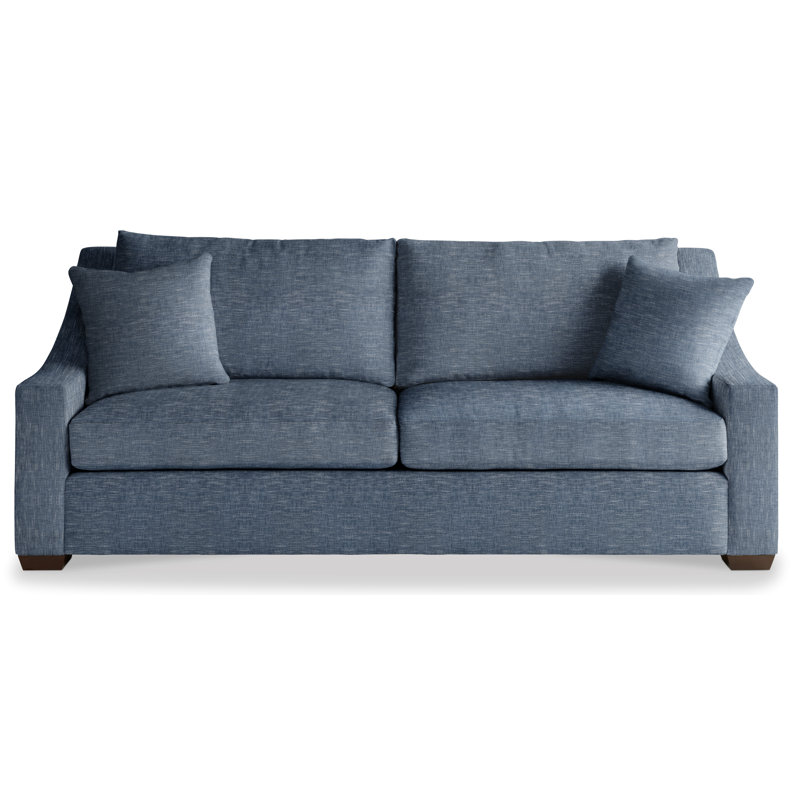 Bowie Sofa, Cobalt Polyester Blend, Legends