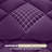Down Alternative Microfiber Reversible Comforter Set - 3 Pcs All Season Diamond Pattern Comforter with Shams-109248971-109248974