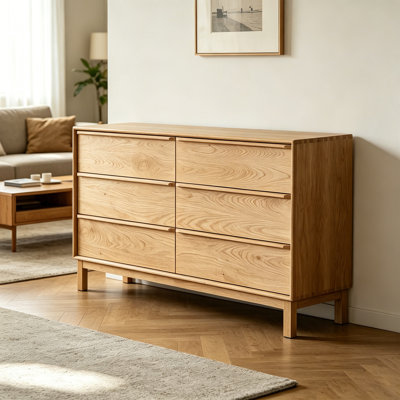 Mortise And Tenon Solid Wood Handle Buffet Table