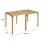 Table de salle à manger extensible Moderne, table de salle à manger d'extérieur, meubles en bois d'acacia pour patio ou jardin