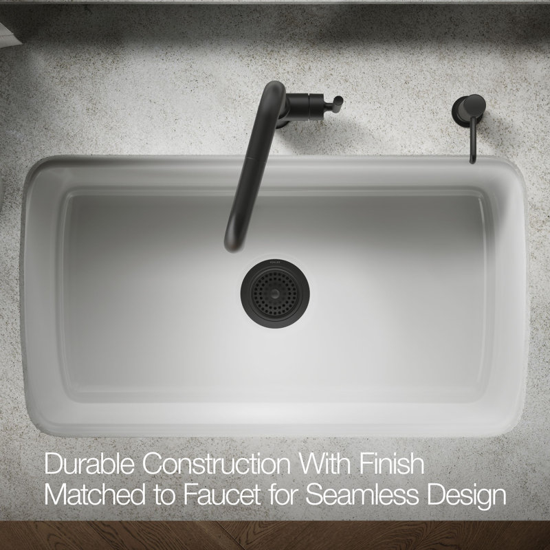 Duostrainer Sink Strainer, Less Tailpiece, Matte Black